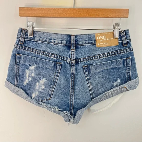 One Teaspoon Blue Jean Shorts - Picture 8 of 11